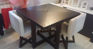 Tavolo fiore in legno su misura